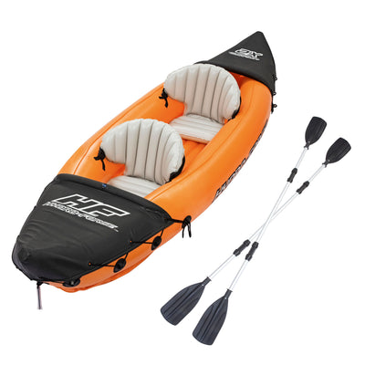 Bestway 126 x 35" Lite-Rapid X2 Inflatable Kayak w/ Oars (Open Box) (2 Pack)