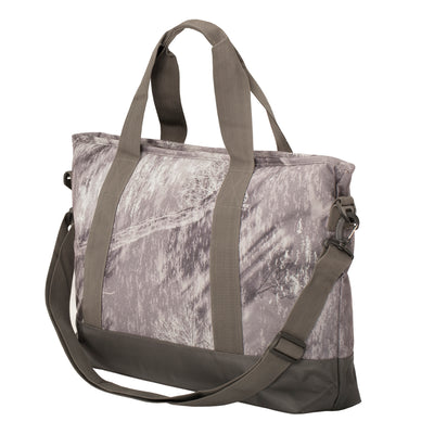 Insights Fishing Realtree Extra Large Spacious Carry-All Tote Beach Bag, Gray