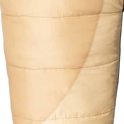 Kamp-Rite 78" x 35" Mummy Style Rip Stop Polyester 20 Degree Sleeping Bag, Brown