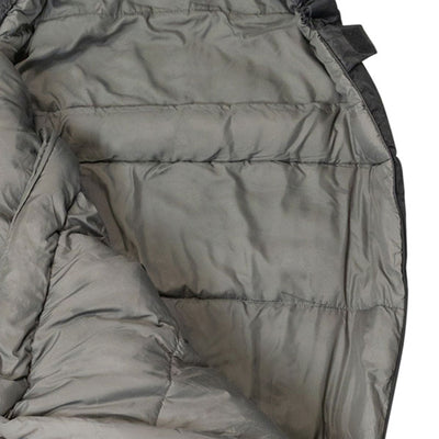 Kamp-Rite 78" x 35" Mummy Style Rip Stop Polyester 20 Degree Sleeping Bag, Brown