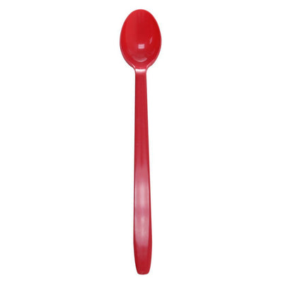 Karat Heavy Weight Plastic Disposable Cafe Soda Spoons Set, 1,000 Pack, Red