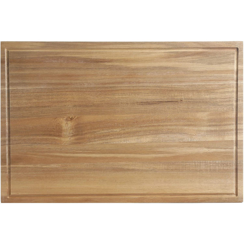 Kenmore Kenosha 24 x 16 Inch Kitchen Cutting Board w/ Juice Groove, Acacia Wood - VMInnovations
