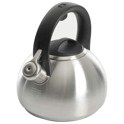 Kenmore 2.1 Quart Halsted Whistling Stove Top Tea Pot Kettle, Stainless Steel