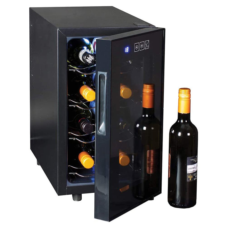 Koolatron Urban Series 8 Bottle Compact Mini Fridge Wine Cooler (Open Box)