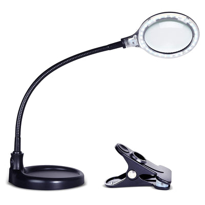 Brightech LightView 2-in-1 Proflex Magnifying Desk Lamp with Stand (2 Pack)