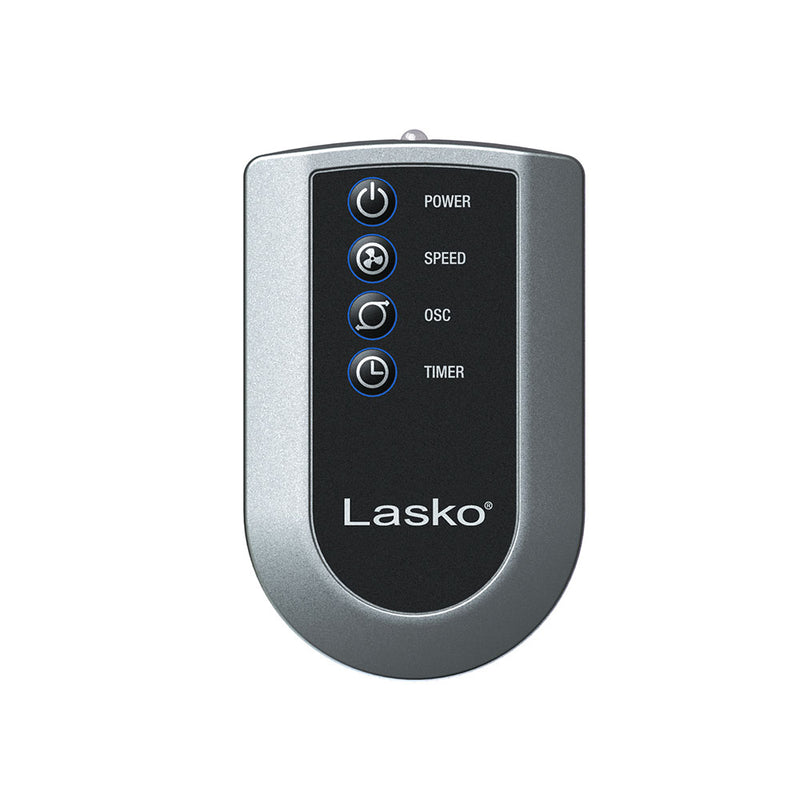 Lasko 32 Inch Slim Portable 3 Speed Oscillating Tower Fan with Remote Control