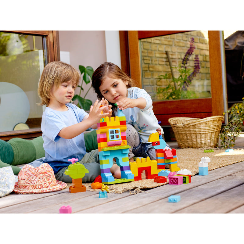 LEGO DUPLO 10887 Creative Fun Ideas Block Building Set for Toddlers (120 Pieces)