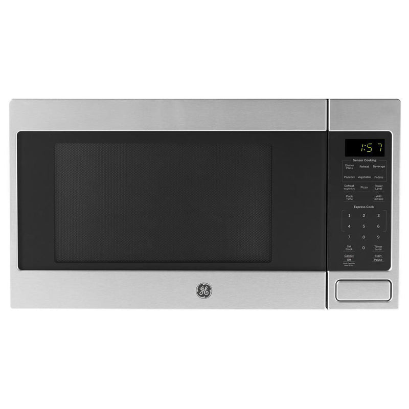 GE 1150 Watt Countertop Microwave Oven, Stainless Steel (Certified Refurbished)