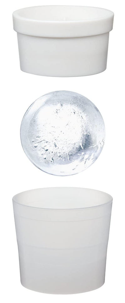 Like-It STK-06L Ice Ball Maker 60MM Sphere Mold w/ Soft Lid, Light Blue (4 Pack)