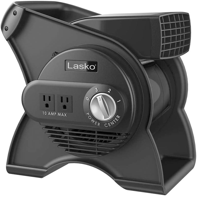 Lasko U12104 Pro 3 Speed Pivoting Home Utility Floor Garage Cooling Drying Fan