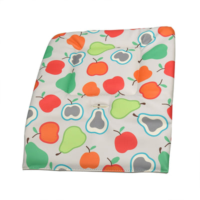 Little Partners MOD Baby Toddler Wood Booster Seat w/ Cushion, Pears, Soft White