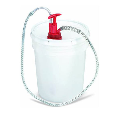 Lumax LX-1336 Non Corrosive Fluid Transfer Plastic Bucket Pump for 5 Gal Pails