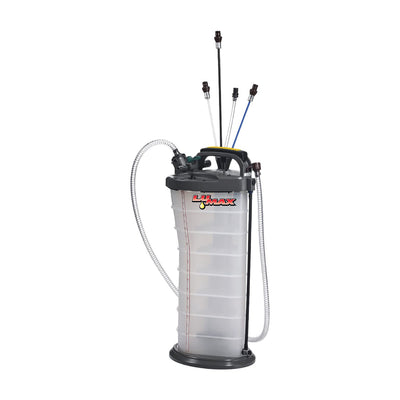 Lumax LX-1314 2.6 Gallon Manual/Pneumatic 2-in-1 Fluid Extractor for Engine Oil