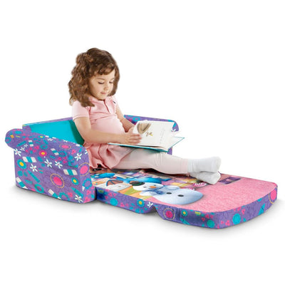 Marshmallow Furniture Comfy Flip Open Couch Bed Kid's Furniture, Doc Mcstuffins