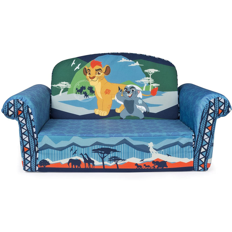 Marshmallow Furniture Comfy 2-in-1 Flip Couch Bed Kids Furniture, The Lion Guard