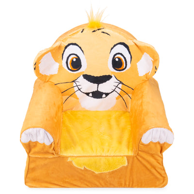 Marshmallow Furniture Comfortable Foam Kid's Size Toddler Chair, The Lion King - VMInnovations