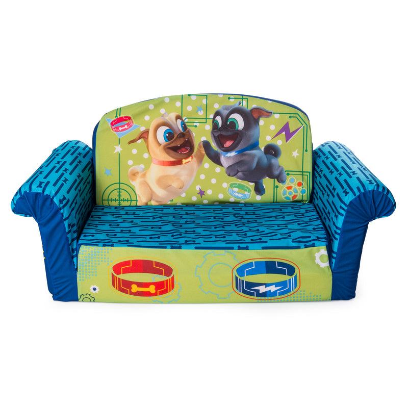 Marshmallow Furniture 2-in-1 Flip Open Couch Bed Furniture, Disney Puppy Dog Pal