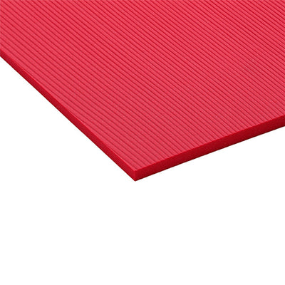 AIREX Atlas Closed Cell Foam Fitness Mat for Yoga, Pilates, and Gym Use, Red
