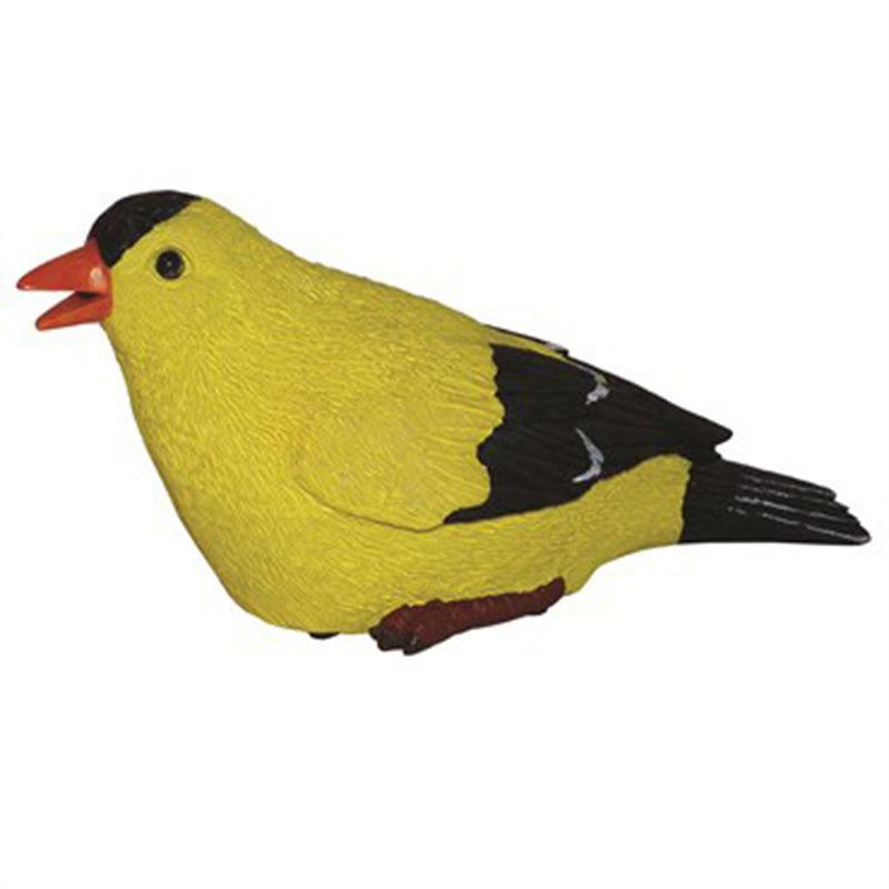 Michael Carr Designs Critter Chirper Collection Goldfinch Bird Garden Figurine