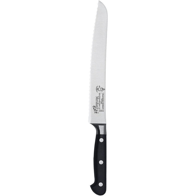 Messermeister Meridian Elite Professional 9" Sharp Scalloped Edge Bread Knife