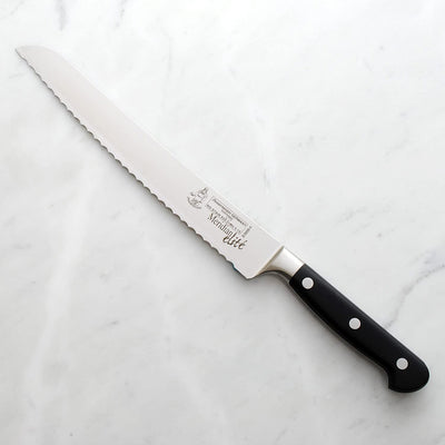 Messermeister Meridian Elite Professional 9" Sharp Scalloped Edge Bread Knife
