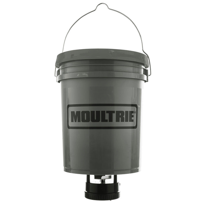 Moultrie 13266 5 Gallon Bucket Hanging Wildlife & Deer Automatic Feeder w/ Timer