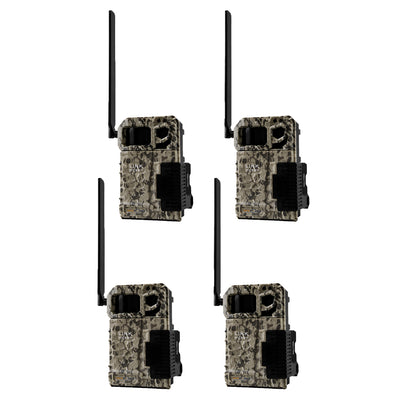 SPYPOINT LINK MICRO Verizon 4G Cellular Hunting Trail Game Cameras (4 Pack)