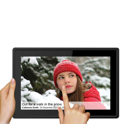 Minolta 10 Inch Wi Fi Digital Electronic Touch Screen Photo Video Album Frame