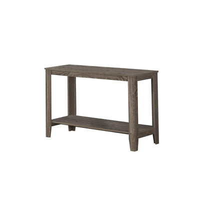 Monarch Specialties Contemporary Accent Rectangular Side End Table, Dark Taupe