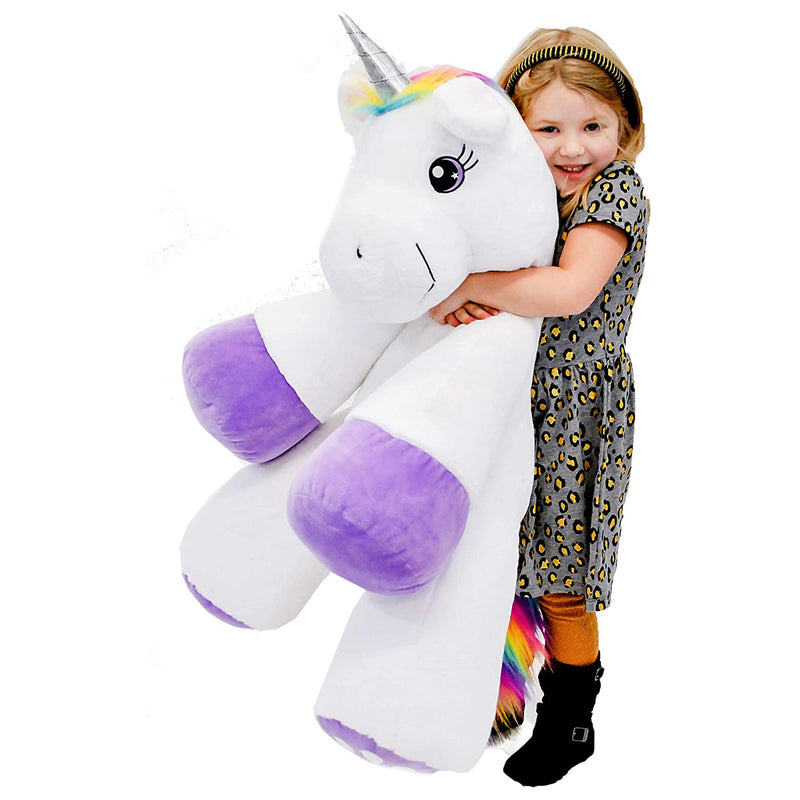 Plushible 44 Inch Signature Poppy Soft Large Unicorn Stuffed Animal Plush Toy