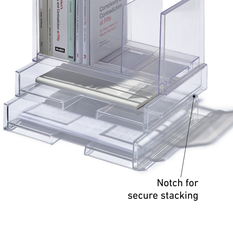 Like-It A4R File Tray Organizer Storage for Home, Desktop or Cosmetics (2 Pack)