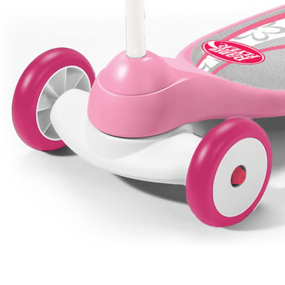 Radio Flyer 539PS My 1st Scooter 3 Wheel Sport Ages 2+ Kid Scooter, Pink Sparkle