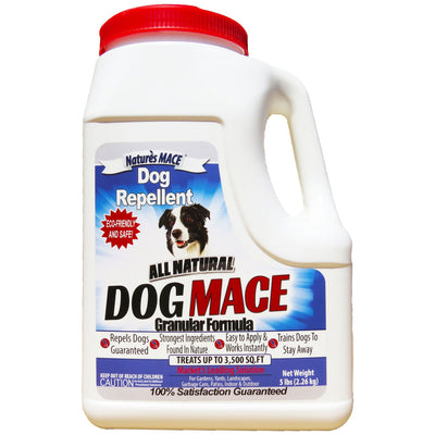 Nature's Mace 5 Lb 3,500 Sq Ft Dog Repellent Animal Deterrent Granular Shaker