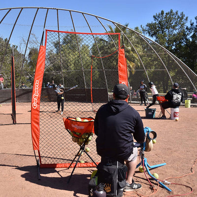 GoSports Baseball and Softball 7 X 4 Foot Pitcher Protection Screen Safety Net