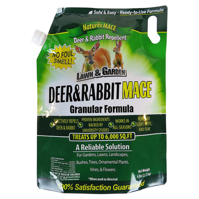 Nature's Mace All Season Granular Deer and Rabbit Animal Repeller, 6 Pound Bag