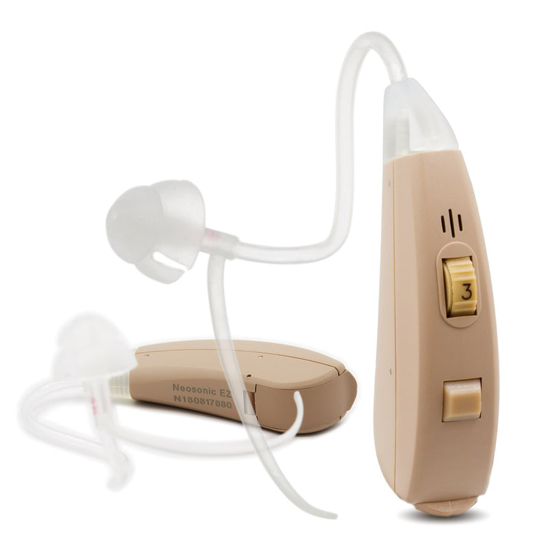 Neosonic EZ Digital Hearing Amplifier w/ Noise Cancelling and Volume Wheel, Pair