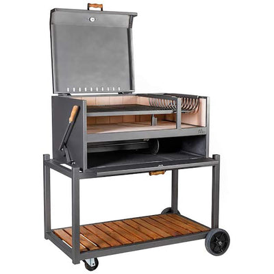Nuke Delta02  Authentic Argentinian-Style Outdoor Cooking Charcoal Grill, 40"