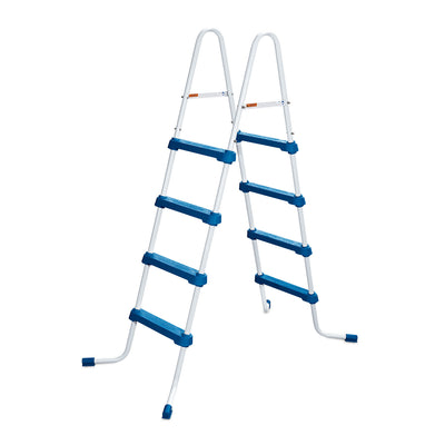 Summer Waves 52 Inch SureStep 4 Step Outdoor Above Ground Swimming Pool Ladder