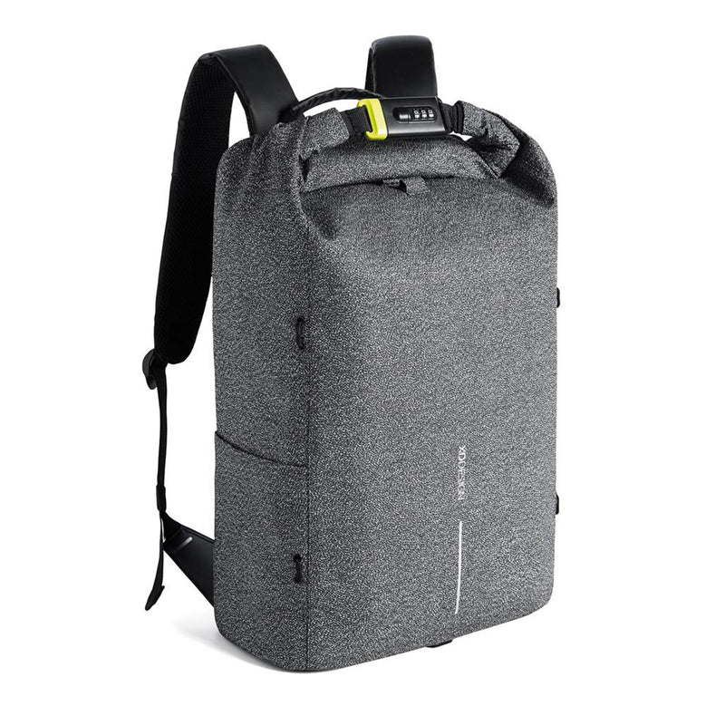 XD Design Bobby Urban Anti Theft Laptop Backpack with Combination Lock, Grey