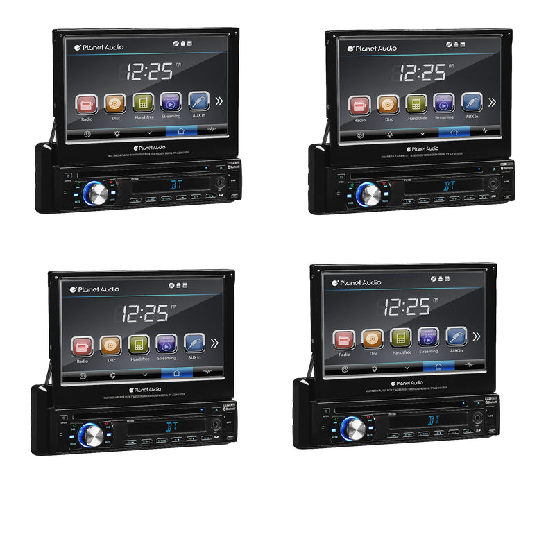 Planet Audio 7" Touchscreen CD/DVD MP3 Car Player USB/SD AUX Receiver (4 Pack)