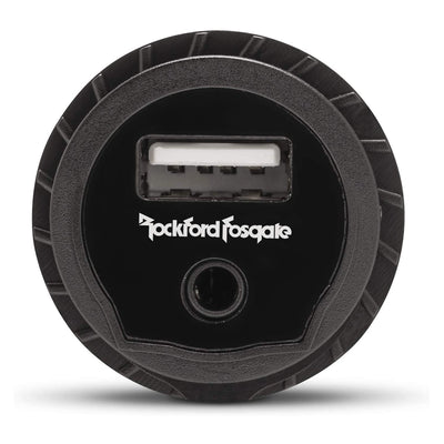 Rockford Fosgate Punch Universal RCA Auxiliary and USB Input Port and Cables