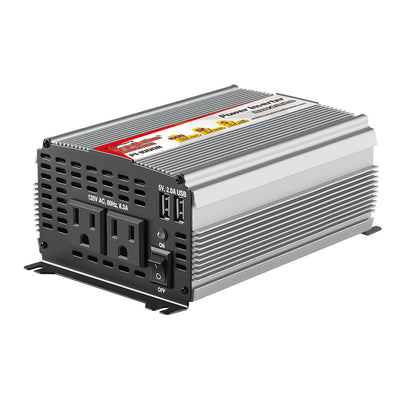 AudioPipe PI-1000R Pipemans 1000W Max DC Plug USB 12 Volt Car Power Inverter