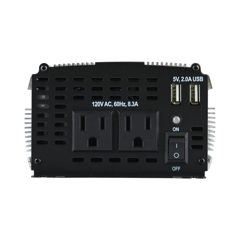 AudioPipe Pipemans 1000 Watt Max DC Plug USB 12 Volt Car Power Inverter (4 Pack)