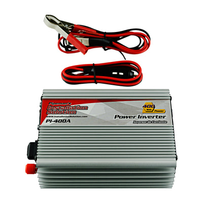 AudioPipe PI-400A Pipemans 400W Max DC Plug USB 12 Volt Car Audio Power Inverter