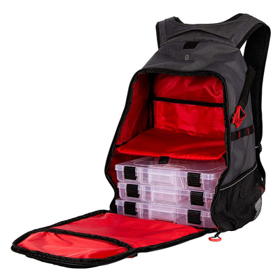Plano E Series Water Resistant Fishing Tackle Box Backpack with Mesh Pockets