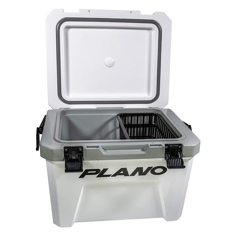 Plano Frost 21 Quart Heavy Duty Cooler w/ Built In Bottle Opener and Dry Basket
