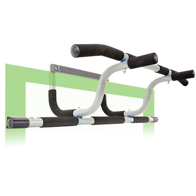 Ultimate Body Press PLB-XL Home Gym Fitness Elevated Doorway Pull Up Bar, White