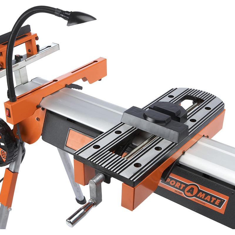 Bora PM-7000 Deluxe Miter Saw Folding Miter Heavy Duty Tool Stand w/ 4 Outlets