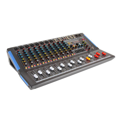 Pyle 12 Channel Bluetooth DJ Studio Audio Sound Board Mixer System (Open Box)