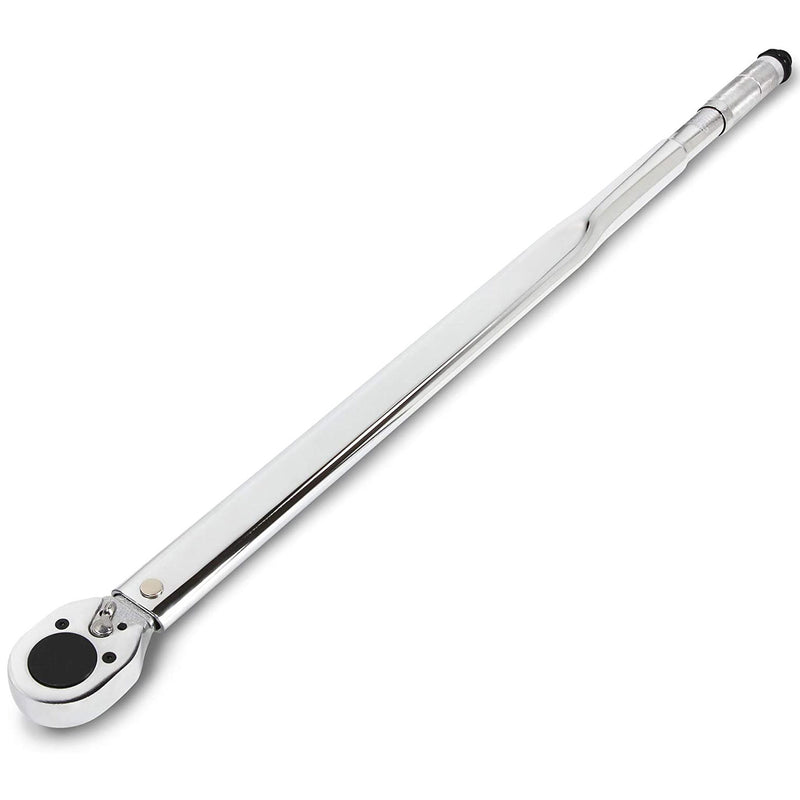 Powerbuilt 641434 0.75 Inch Drive 100 to 600 Foot Pound Micrometer Torque Wrench
